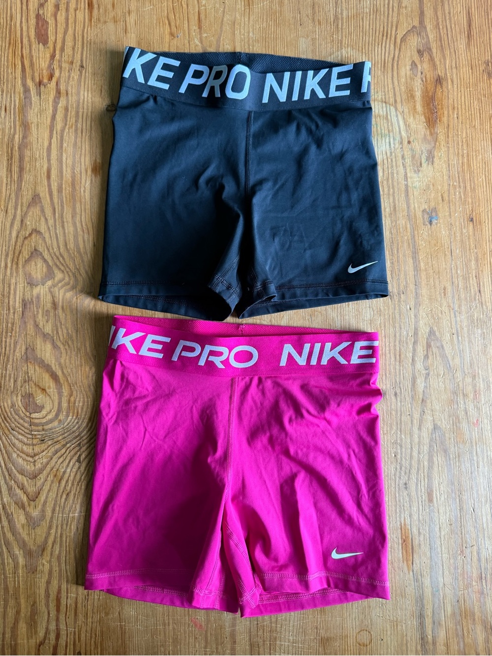 Nike Pro Womens Shorts - Black & Pink